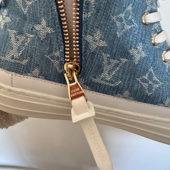 Louis Vuitton Tattoo Sneaker Boot – Monogram Denim - Picture 7 of 7